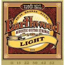 2004 Set cuerdas Guitarra Acustica 11-52 Ernie Ball EARTHWOOD BRONZE
