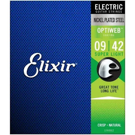 Set cuerdas Guitarra ElÈctrica 0.09 Elixir Optiweb 19002