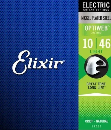 Set cuerdas Guitarra ElÈctrica 0.10 Elixir Optiweb 19052