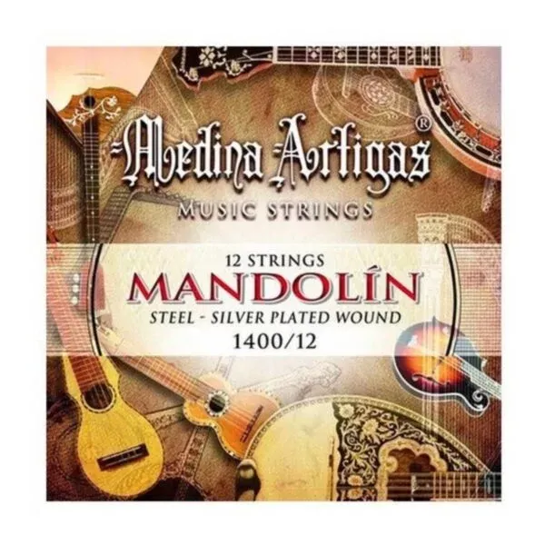 Set cuerdas Mandolina 12C Medina Artigas 1400/12D