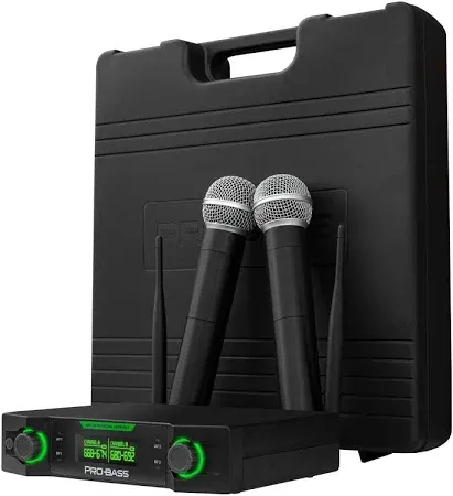 UF-224 MICROFONO INALAMBRICO DOBLE DE MANO PROBASS
